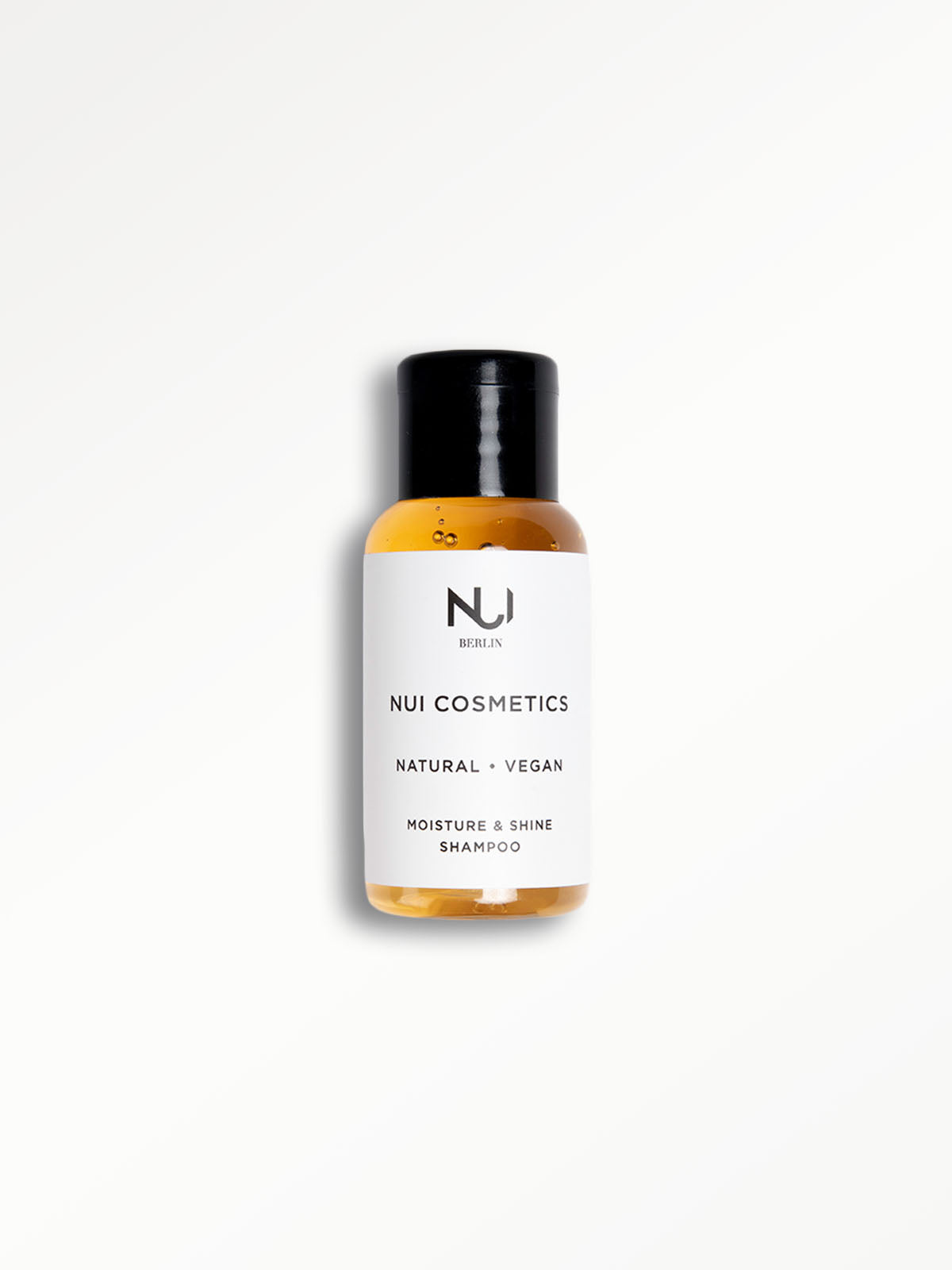 NUI Natural & vegan Moisture shine Shampoo Travelsize